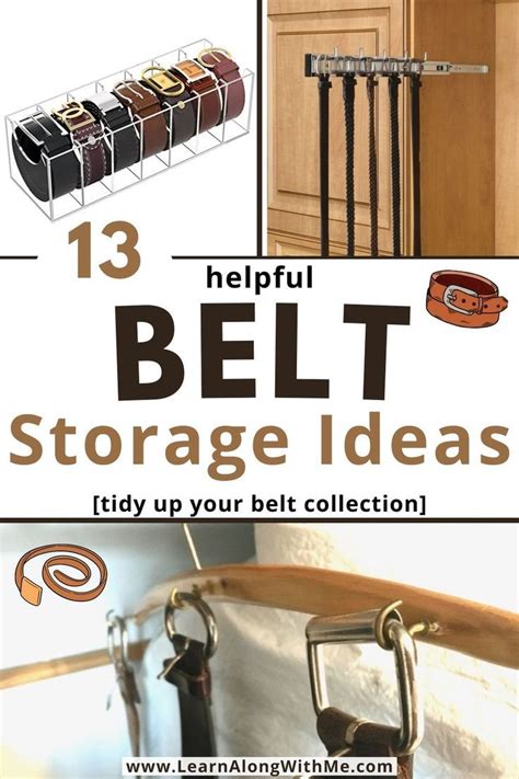 belt storage containers